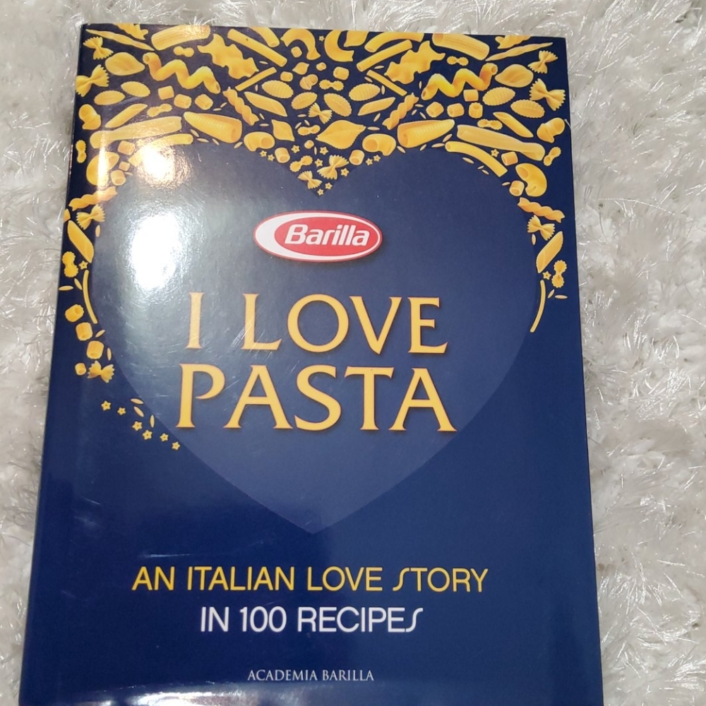 Barilla I love pasta cookbook vguc